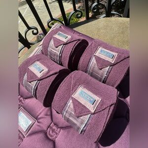 Equestrian Stockholm Orchid Bloom Polo Wraps Bandages